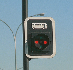 Semáforo para transporte público